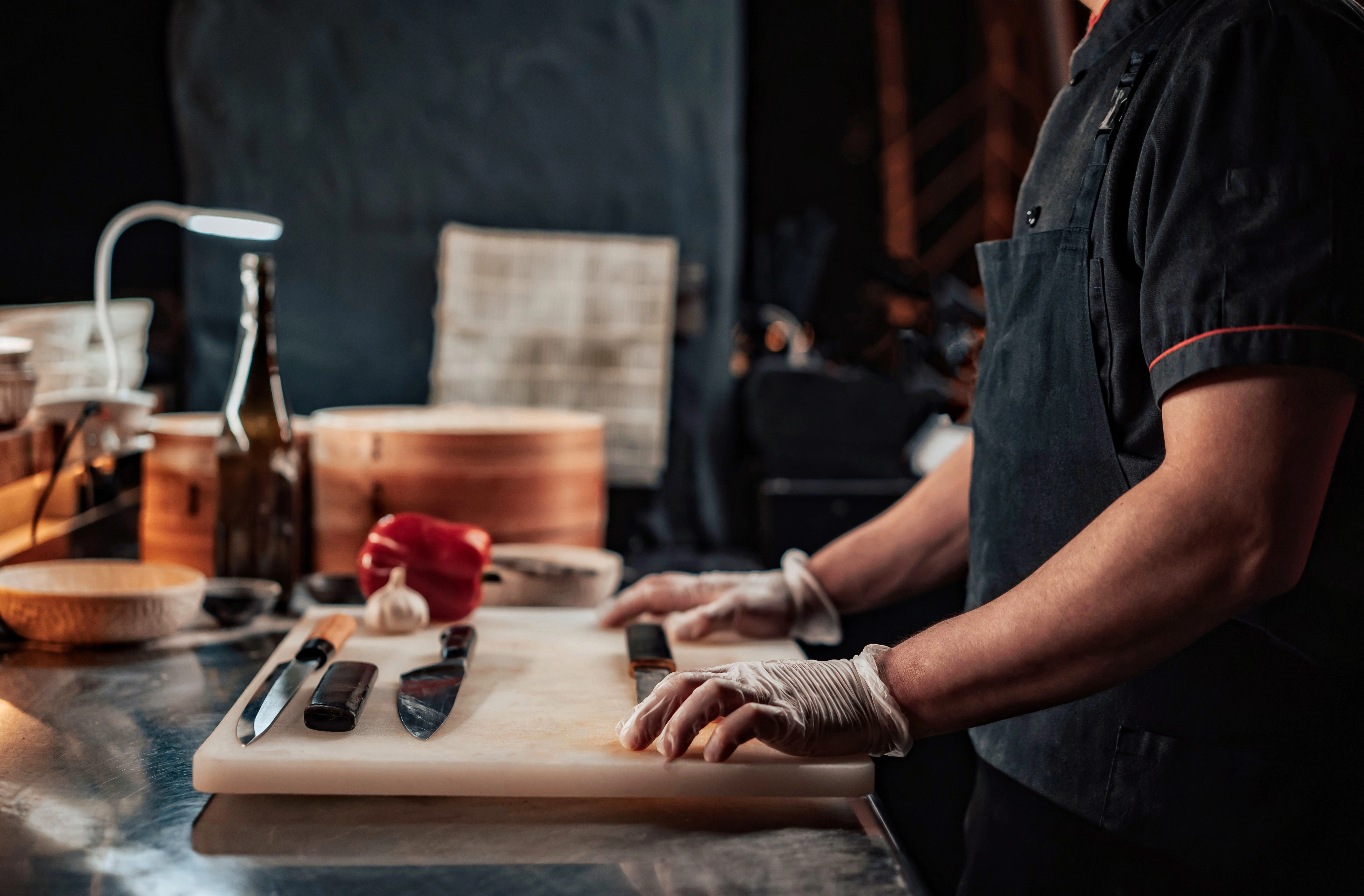 Cocina tradicional con ingredientes frescos